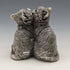 UK William Comyns Two Kittens Sterling Silver Filled Sculpture Figurine 178g